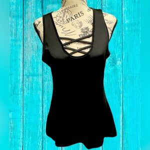 Elegant Criss Cross Tank Top